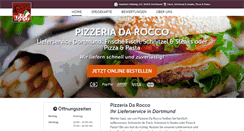 Desktop Screenshot of pizzeria-darocco.de